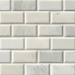 MSI Backsplash and Wall Tile Greecian White Mosaic Polished Beveled Subway Tile 2