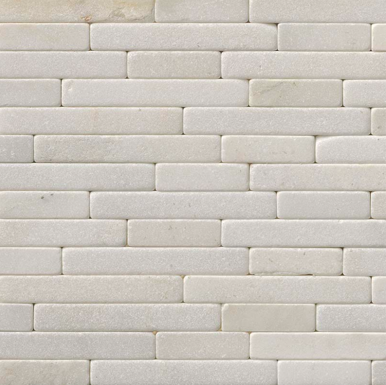 MSI Backsplash and Wall Tile Greecian White Tumbled Veneer 8" x 18"