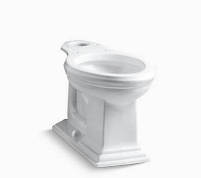 Kohler Memoirs Comfort Height Elongated Chair Height Toilet Bowl - White