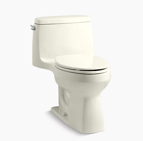 Kohler Santa Rosa Comfort Height One-piece Compact Elongated 1.6 gpf Chair Height Toilet With Slow-close Seat - Biscuit