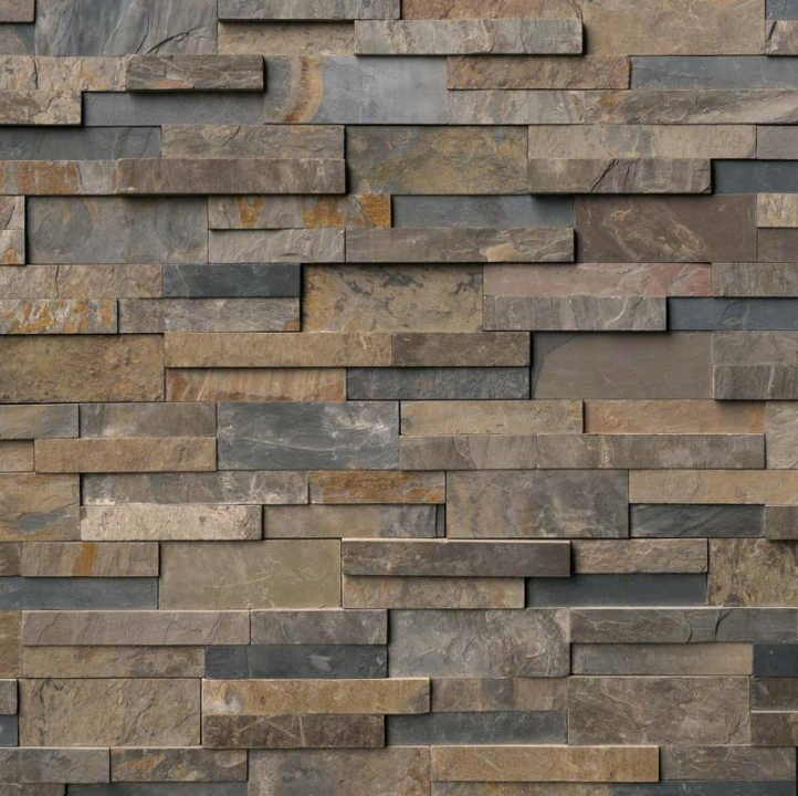 RUSTIC GOLD STACKED STONE