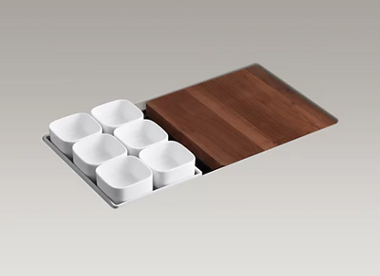 Kohler Stages 33" X 18-1/2" X 9-13/16" Undermount Single-bowl Workstation Kitchen Sink With Wet Surface Area