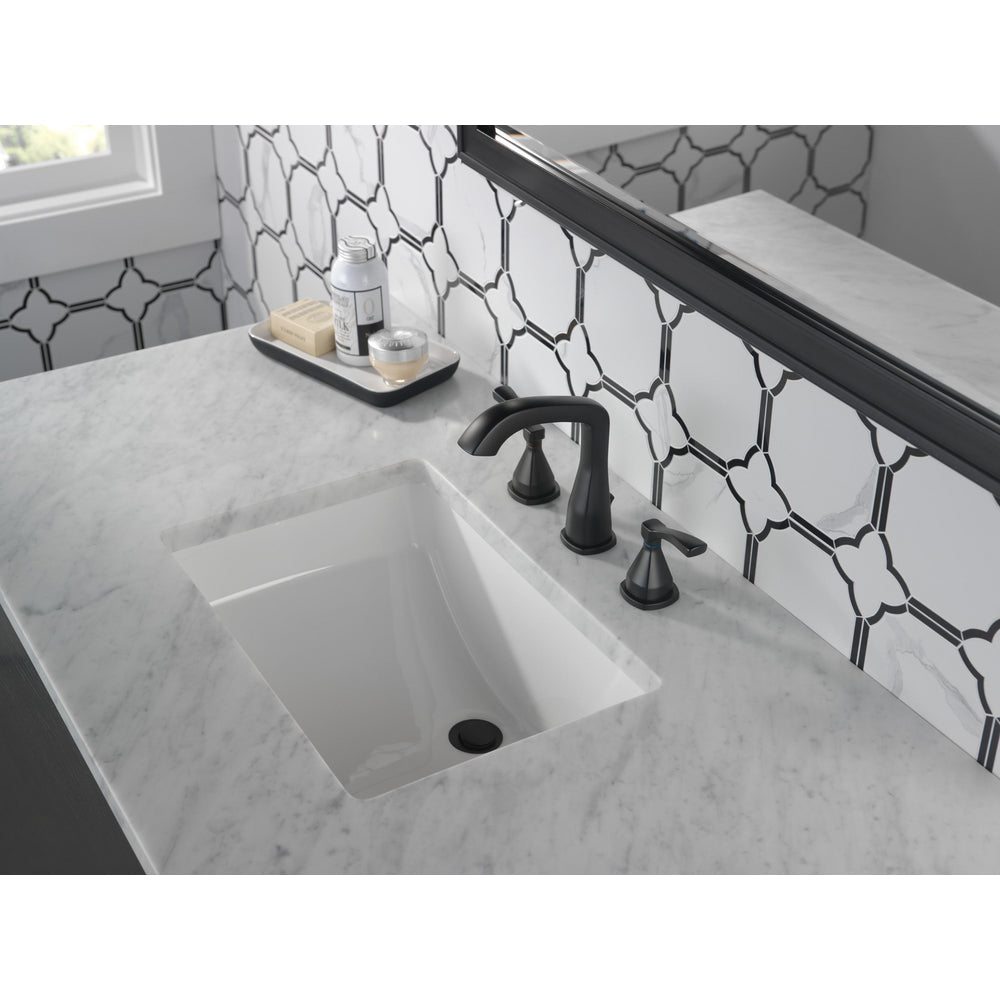 Delta STRYKE Widespread Two Handle 3 Hole Faucet