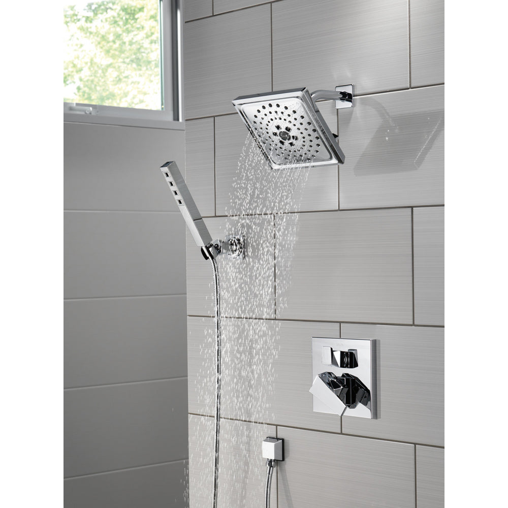 Delta Square Wall Elbow for Hand Shower- Lumicoat Chrome