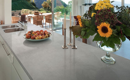 MSI Stile Cement Ash Porcelain Slab Matte 12mm 63" x 126"