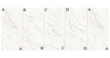 MSI Stile Calacatta Lucca Porcelain Slab Polished 6mm 63" x 126" D