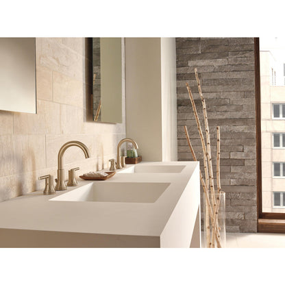 Delta TRINSIC Two Handle Widespread 3 Hole Bathroom Faucet