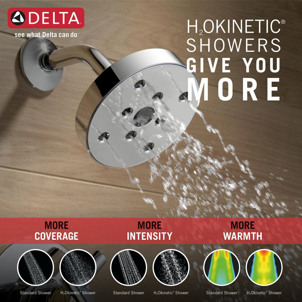 Delta TRINSIC Monitor 14 Series H2Okinetic Tub & Shower Trim -Chrome (Valve Sold Separately)