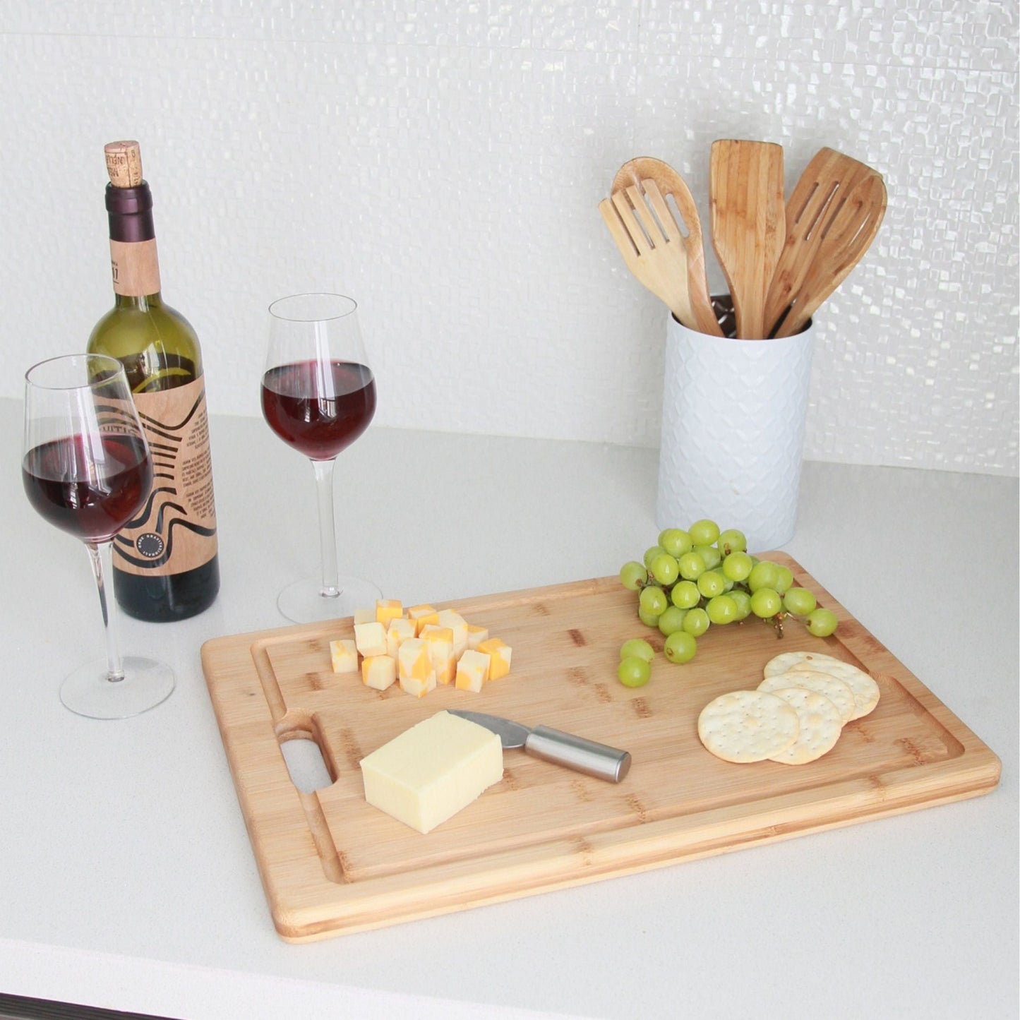 Stylish Stylish 16" Workstation Sink Bamboo Cutting Board A-906