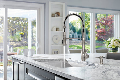 Kohler Bellera Single Handle Semi Professional Kitchen Sink Faucet- Vibrant Stainless