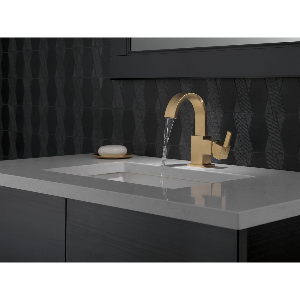 Delta VERO Single Handle Bathroom Faucet- Champagne Bronze