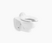 Kohler Kingston Ultra Wall-mounted Rear Spud Flushometer Bowl - White