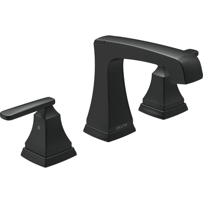Delta ASHLYN Two Handle Widespread Bathroom Faucet with EZ Anchor- Chrome
