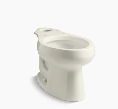 Kohler Wellworth Elongated Toilet Bowl - Biscuit