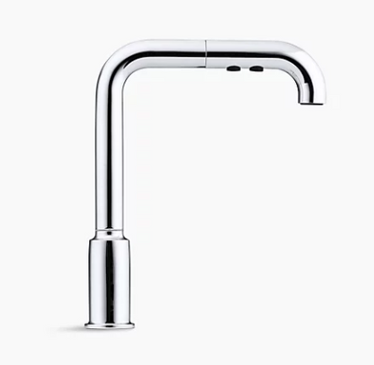 Purist Single-hole Kitchen Sink Faucet With 8" Pull-out Spout - Matte Black