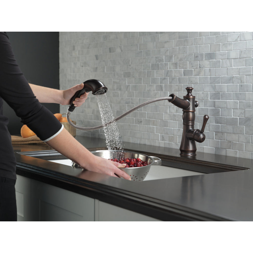 Delta CASSIDY Single Handle Pull-Out Kitchen Faucet- Venetian Bronze