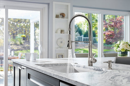 Kohler Bellera Single Handle Semi Professional Kitchen Sink Faucet- Vibrant Stainless
