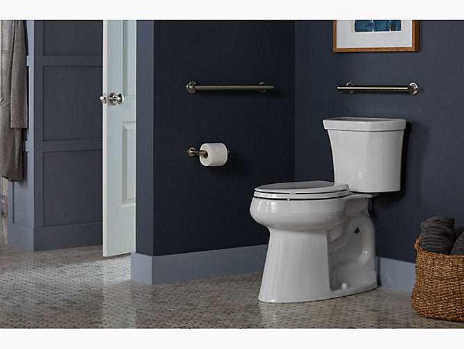 Kohler Highline Tall Two Piece Elongated 1.28 GPF Tall Height Toilet 19" Seat Height (Seat Sold Separately)