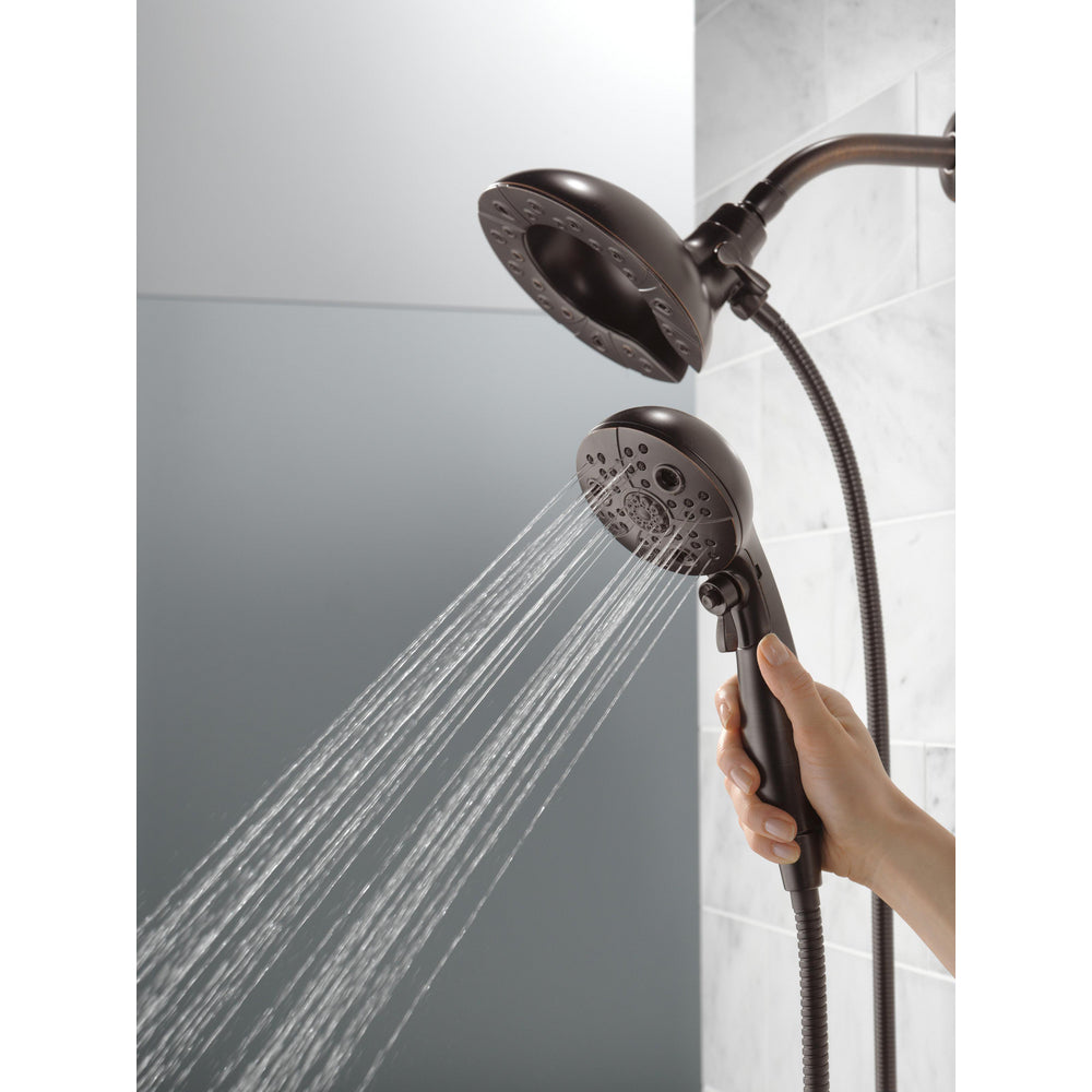 Delta H2Okinetic In2ition 5-Setting Two-in-One Shower- Venetian Bronze