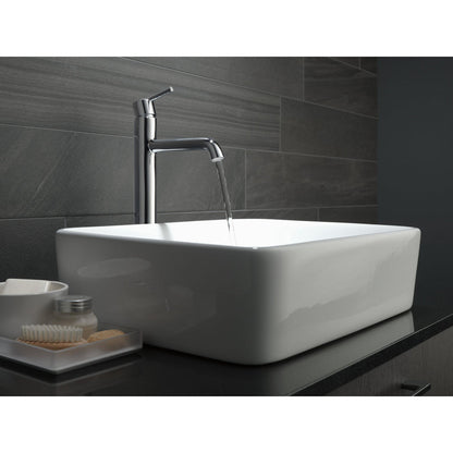 Delta TRINSIC Single Handle Vessel Bathroom Faucet