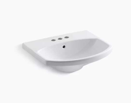 Kohler Cimarron 21" X 12-3/4" Bathroom Sink With 4" Centerset Faucet Holes - White