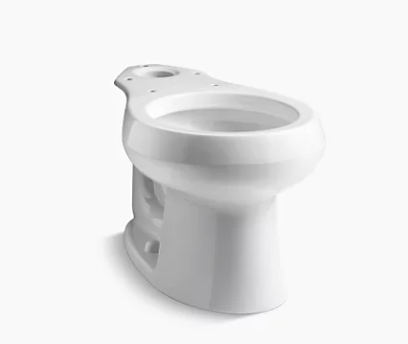 Kohler Wellworth Round-front Toilet Bowl - White