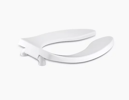 Kohler Lustra Elongated Toilet Seat With Check Hinge - White