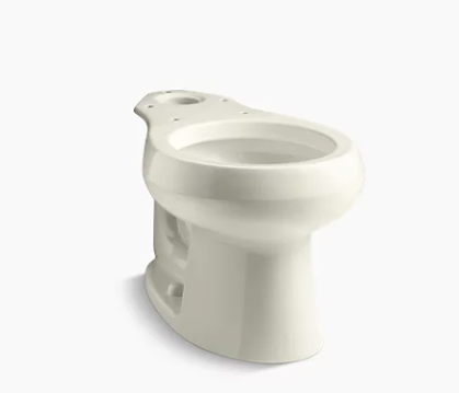Kohler Wellworth Round-front Toilet Bowl - Biscuit