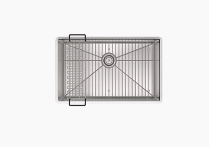 Kohler Strive29" X 18-5/16" X 9-5/16" Undermount Single-bowl Medium Kitchen Sink With Rack