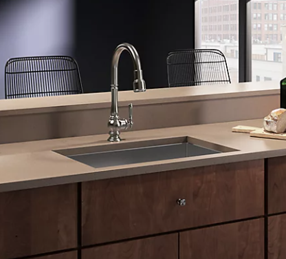 Kohler Strive29" X 18-5/16" X 9-5/16" Undermount Single-bowl Medium Kitchen Sink With Rack