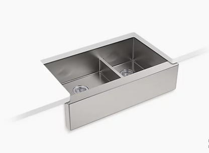Kohler- Smart Divide 35-1/2" Undermount Double-bowl Farmhouse Kitchen Sink