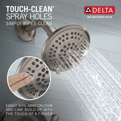 Delta LAHARA Monitor 17 Series Tub & Shower Trim -Stainless Steel (Valves Not Included)