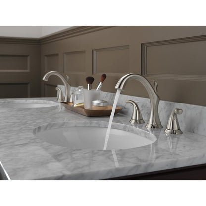 Delta ADDISON Two Handle Widespread Bathroom Faucet- Stainless