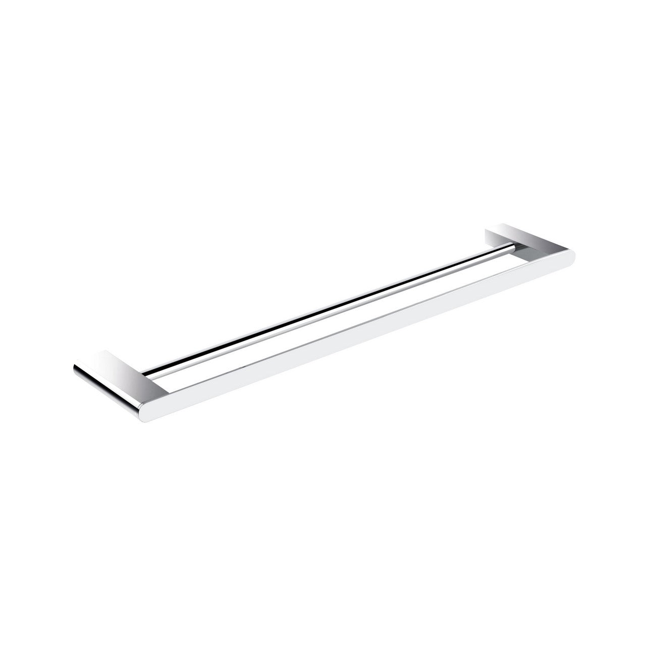 Kube Bath Aqua Chiaro 24″ Double Towel Bar – Chrome