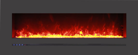 Sierra Flame Wm-fml-60-6623-stl Linear Electric Fireplace