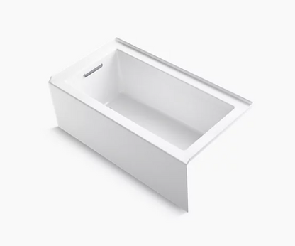 Kohler Underscore Rectangle 60" X 32" Alcove Bath With Integral Apron, Integral Flange, and Left-hand Drain