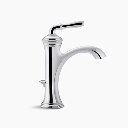 Kohler Devonshire Single Handle Bathroom Sink Faucet- Chrome