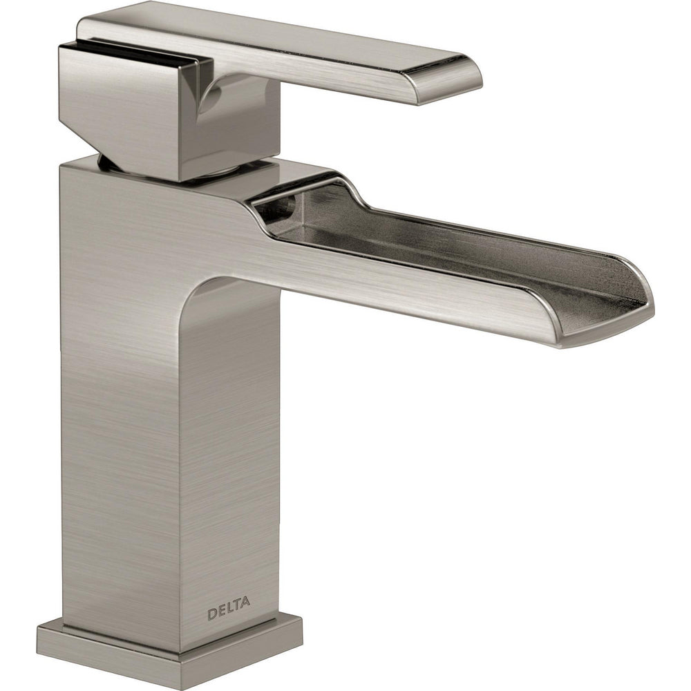 Delta ARA Single Handle Channel Bathroom Faucet- With Pop-up Drain