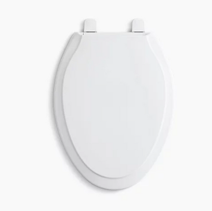Kohler Rutledge Quiet-Close Elongated Toilet Seat - White