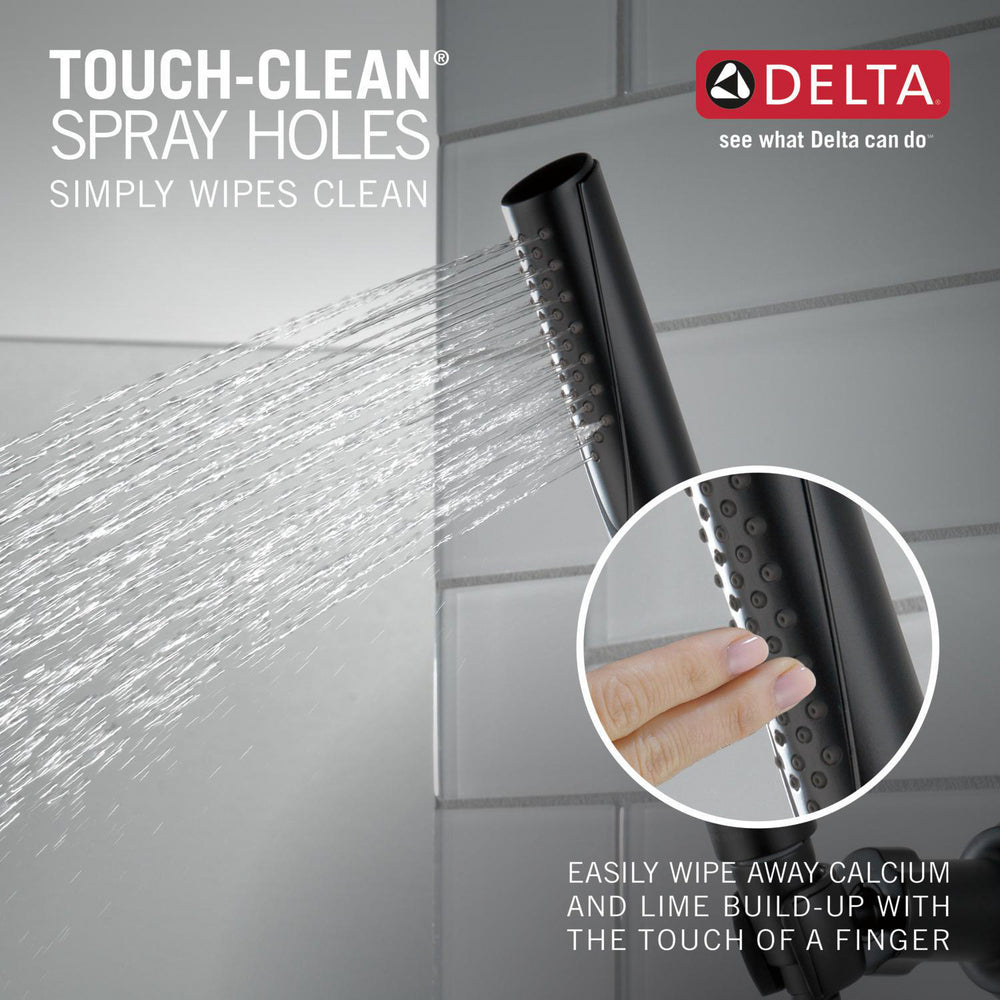 Delta COMPEL Premium Single-Setting Adjustable Wall Mount Hand Shower- Matte Black