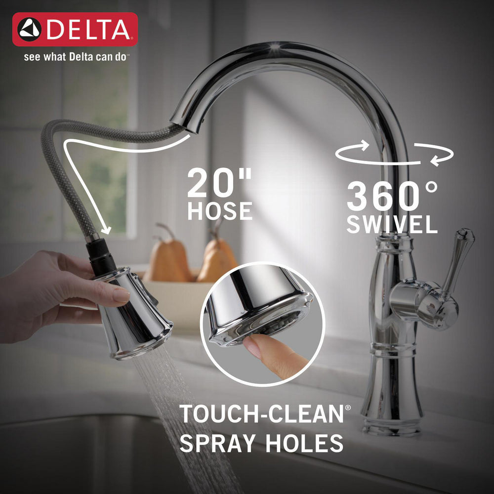 Delta CASSIDY Single Handle Pulldown Kitchen Faucet
