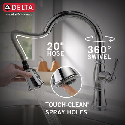 Delta CASSIDY Single Handle Pulldown Kitchen Faucet