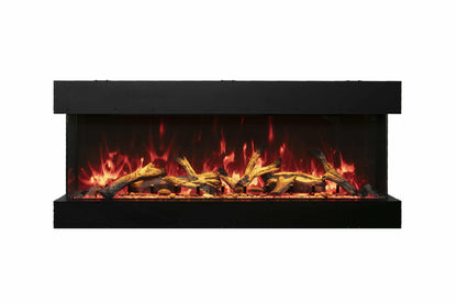 Amantii Tru View Extra Long Deep – 3 Sided Glass Electric Fireplace