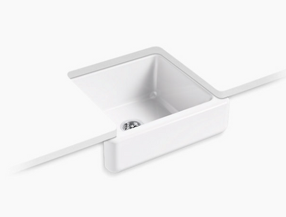 Kohler Whitehaven 23-1/2" X 21-9/16" X 9-5/8" Undermount Single-bowl Farmhouse Sink - White