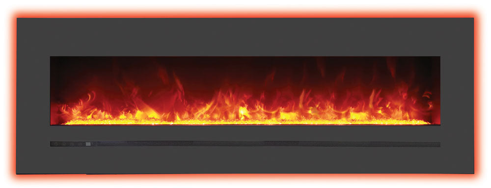 Sierra Flame Wm-fml-60-6623-stl Linear Electric Fireplace