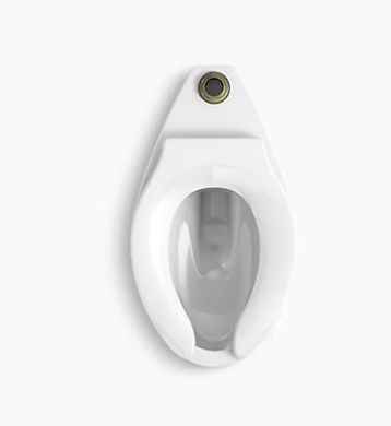 Kohler Wellcomme Ultra Floor-mounted Top Spud Flushometer Bowl - White