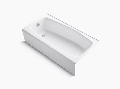 Kohler Villager60" X 30-1/4" Alcove Bath With Integral Apron and Left-hand Drain