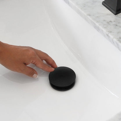 Stylish Pop-Up Drain with Overflow D-701N