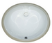 VANITY WHITE OVAL PORCELAIN SINK