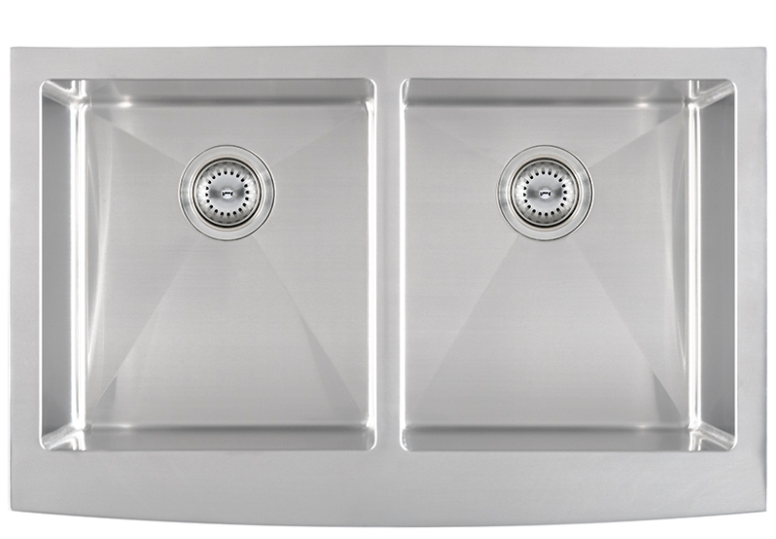 DOUBLE BOWL FARMHOUSE APRON SINK 50/50-3321